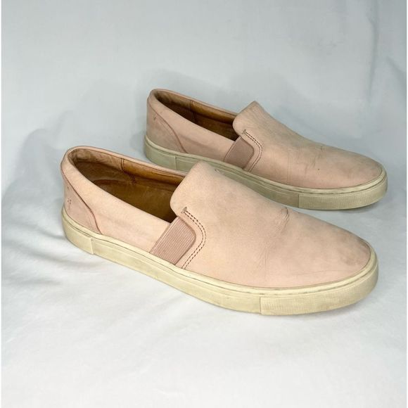 Frye Ivy Slip on Pink Blush Leather shoes - Picture 4 of 8